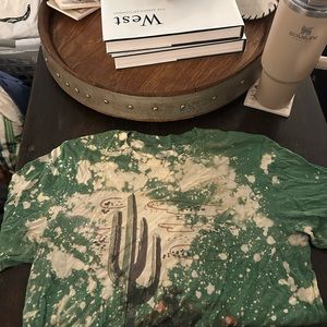 SOLD!!! Distressed western graphic tee